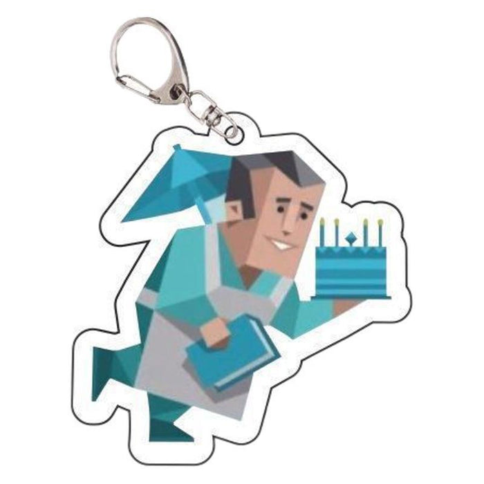 Wholesale Classic Figure Sandwich Acrylic Keychain Vertical