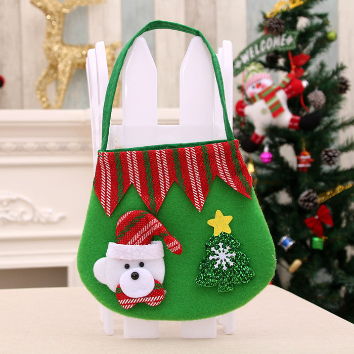 Wholesale Christmas Apple Bag,  Handbag,  Christmas Eve Gift Bag,  Kidsren' s Small Gift Bag,  Christmas Apple Bag