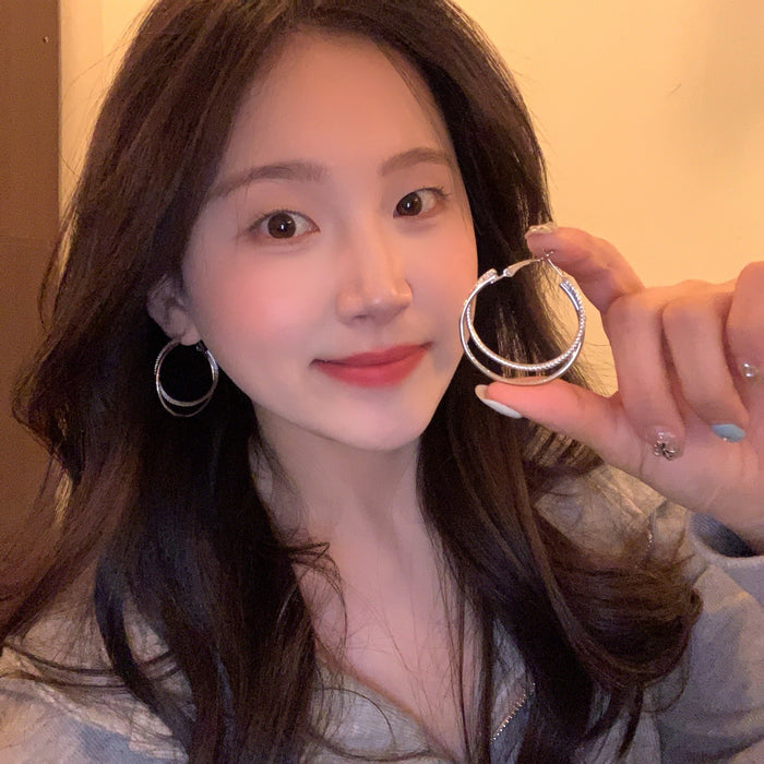 Wholesale Personality Large Hoop Earrings