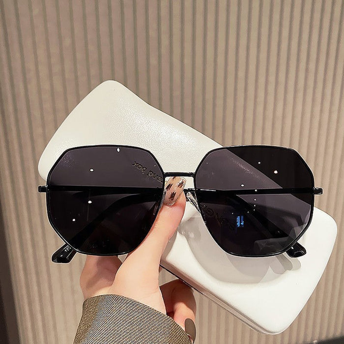 Wholesale Sunglasses Polygonal Metal Sunglasses Fashion Trendy Glasses