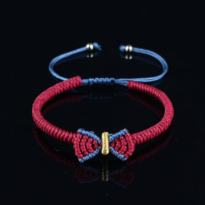 Wholesale Bracelet Hand-woven Bow Bracelet King Kong Knot Hand Rope Women's Bracelet