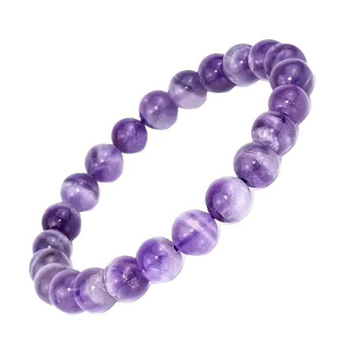 Wholesale Natural Amethyst Handmade Elastic Bracelet