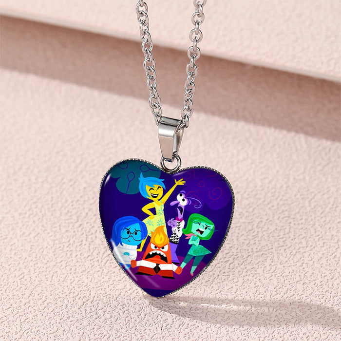 Wholesale Cartoon Alloy Children's Love Necklace JDC-NE-XiangL003