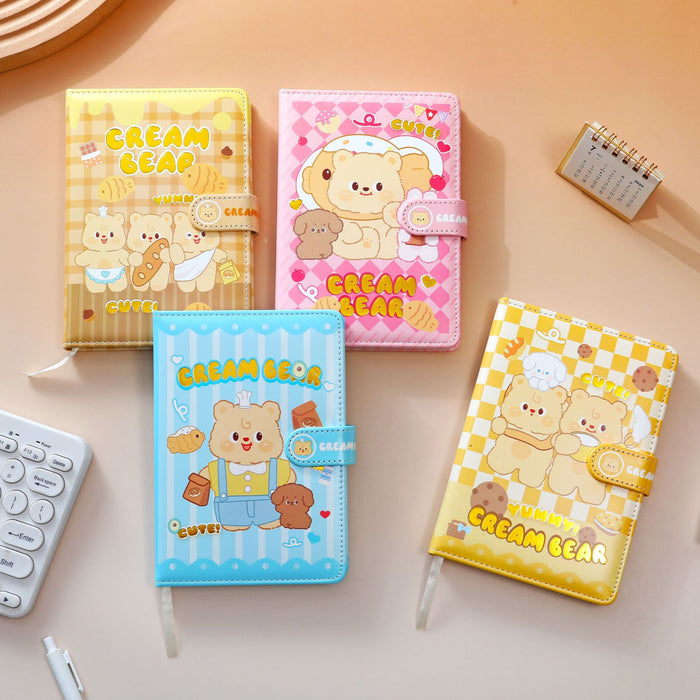 Wholesale Creative Trendy PU Leather Journal Notebook with Magnetic Closure Boutique Pocket Notepad MOQ≥2