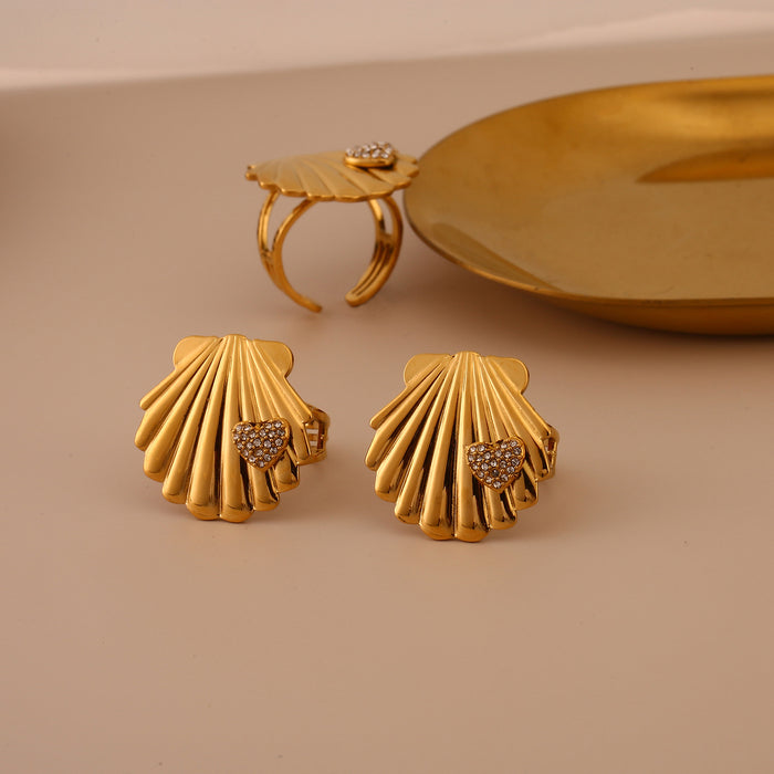 Wholesale Original Design: Stainless Steel Open End Ring with Diamond, Fashionable and High end Haibei Ring Wholesale