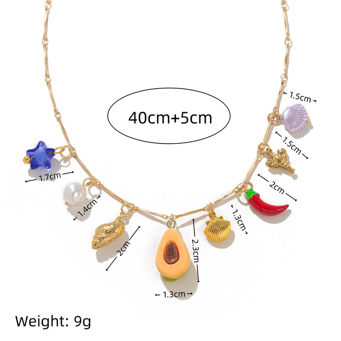 Wholesale Gold Plated Copper Human Face Sun Pendant Necklace With Heart Charm Boutique Resale