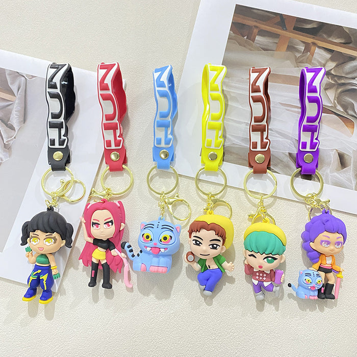 Wholesale KPOP anime-themed personalized character keychains