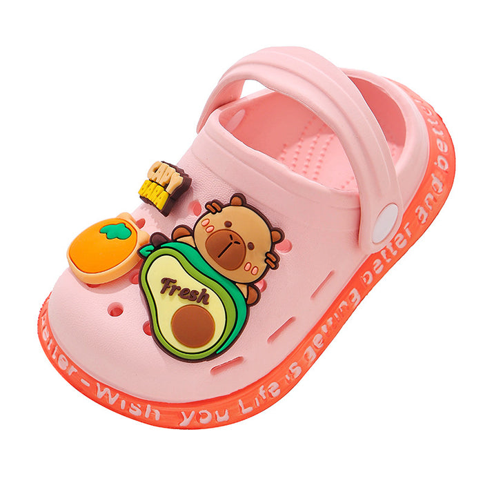 Wholesale Children's Cave Shoes Cartoon Cute Beach Outer Sandals