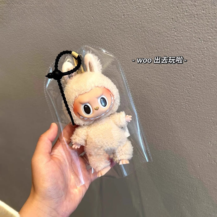 Wholesale Pendant protective cover doll plush dustproof 15cm transparent bag hanging bag