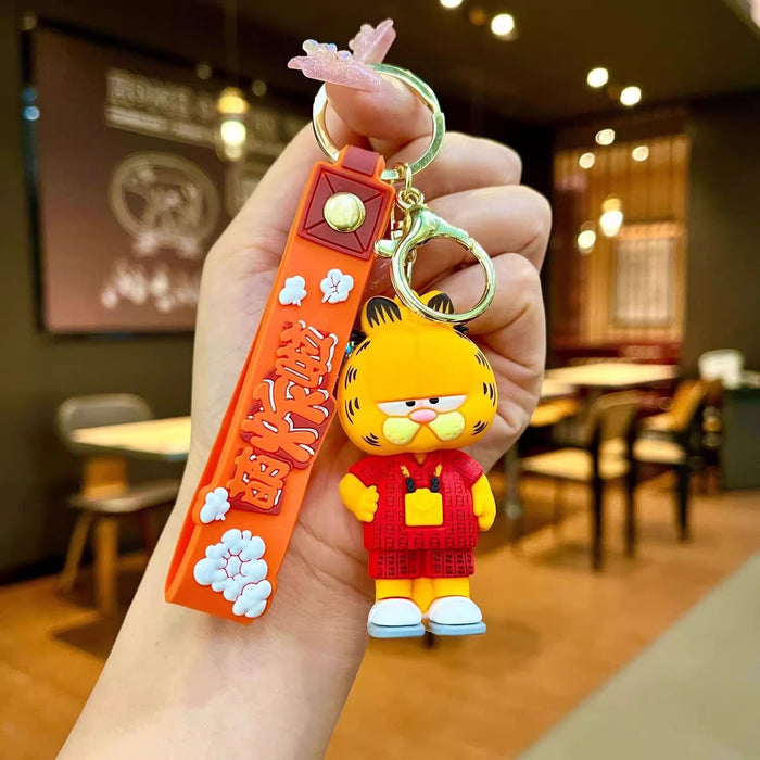 Wholesale Cartoon Keychain Cute Doll Couple Car Hanging Bag Pendant Small Gift