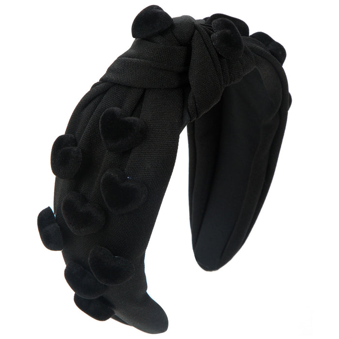 Wholesale Valentine' s Day heart-shaped decorative wide headband