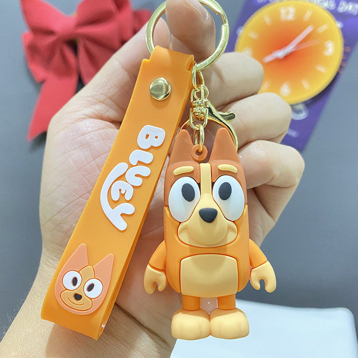 Wholesale PVC Cartoon Silicone Doll Keychain JDC-KC-YiCheng002