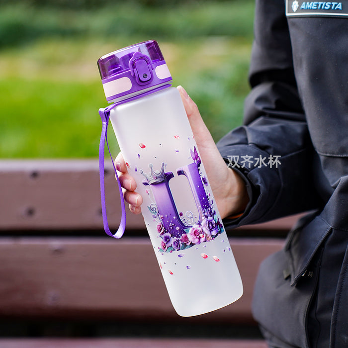 Wholesale Simple letter water bottle