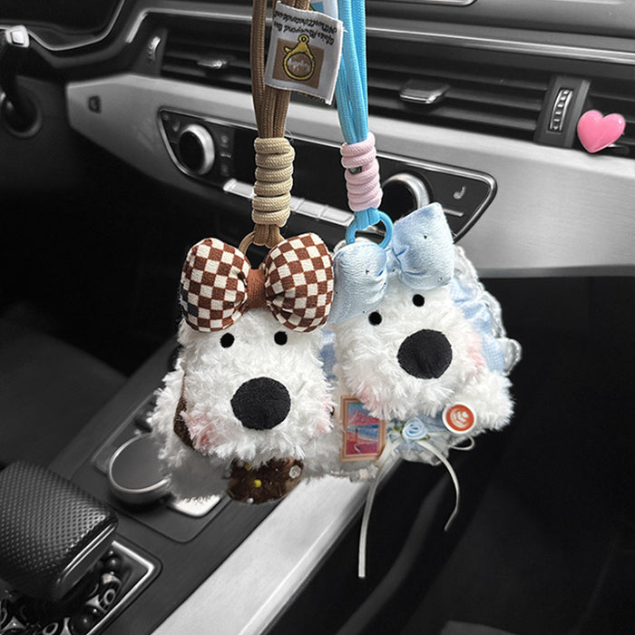 Wholesale Cute Dog Keychain Bag Pendant Small Fresh Girl's Heart Doll Gift