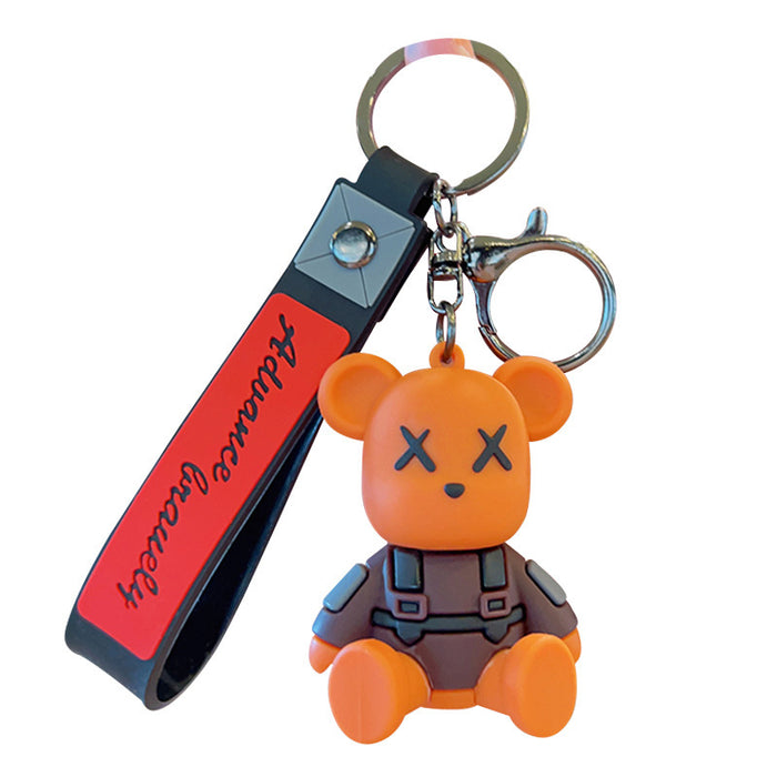 Wholesale Cartoon Silicone Doll Keychain JDC-KC-MingT044