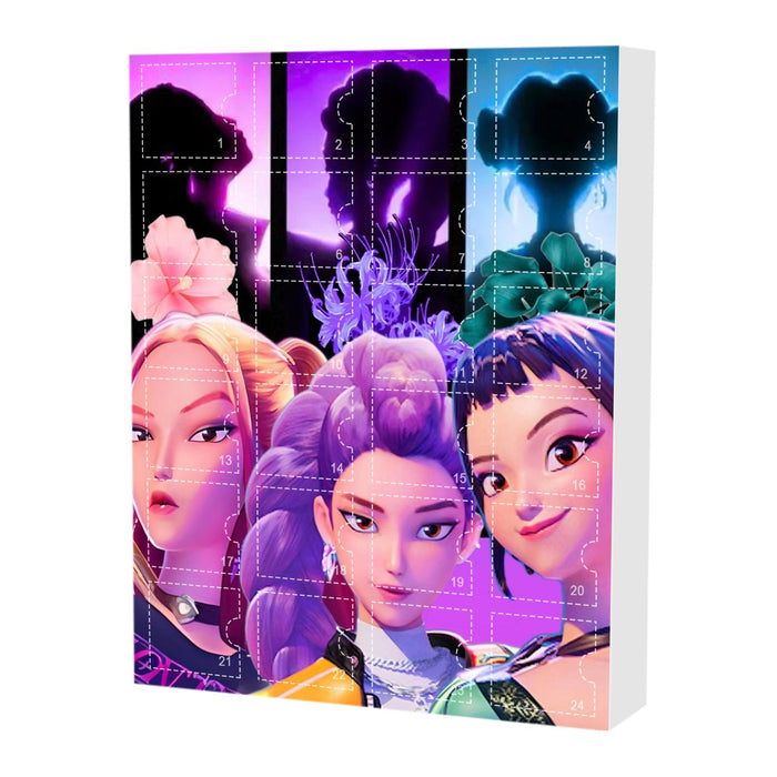 Wholesale KPOP Christmas Advent Calendar Blind Box Backpack Acrylic Pendant Keychain Pendant