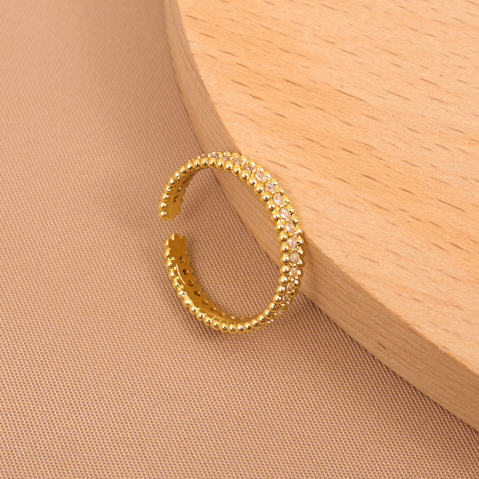 Wholesale Full diamond open design ring