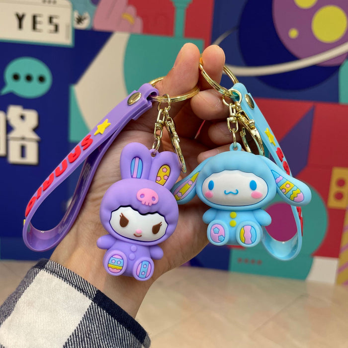 Wholesale Doll keychain pendant cute cartoon car keychain