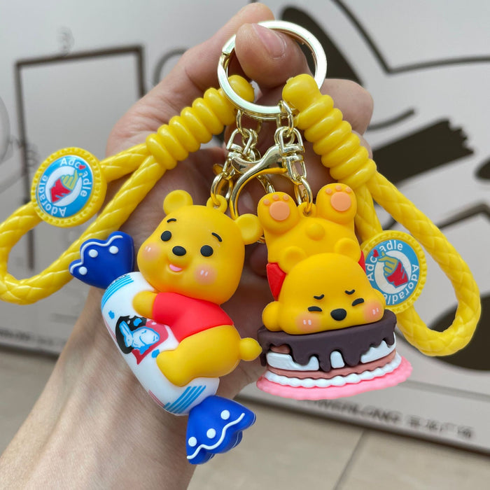 Wholesale Keychain Cartoon Doll Couple Bag Pendant Car Keychain Cute Small Gift Wholesale