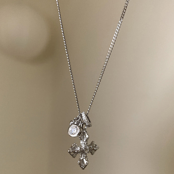 Wholesale Pendant necklace, niche, high-end, light luxury, versatile collarbone chain