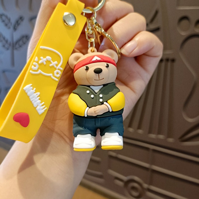 Wholesale Cute 3D Doll Silicone Keychain JDC-KC-MingT137