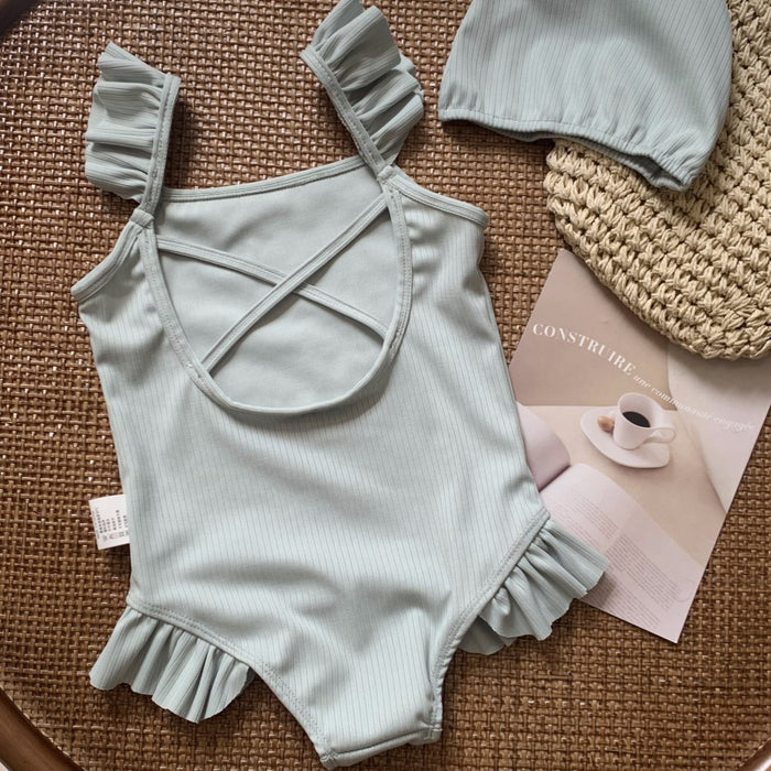 Wholesale Swimsuit one-piece cute quick drying swimsuit simple and high-end swimsuit
