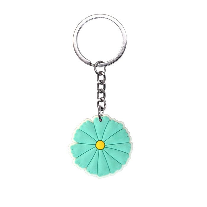 Wholesale 100 PCS key ring PVC soft glue pendant schoolbag pendant cartoon  jewelry  key chain