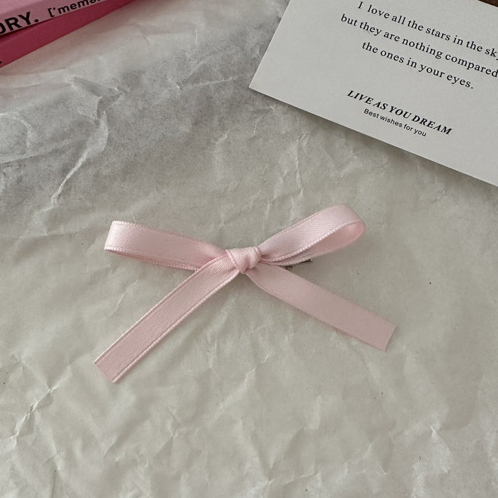 Wholesale 9cm Quality Polyester Cotton Multicolor Ribbon Bow Hairpin Side Clip Ballet Wind Fairy Butterfly Hair Decoration