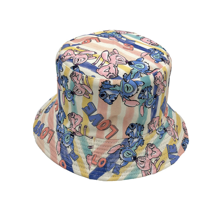 Wholesale New Graffiti Black Cartoon Printing Adult Bucket Hat JDC-FH-AXing029