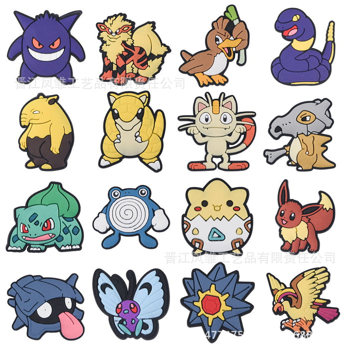 Wholesale 50pcs Cartoon Shoes Charms shoe buckle DIY accessories