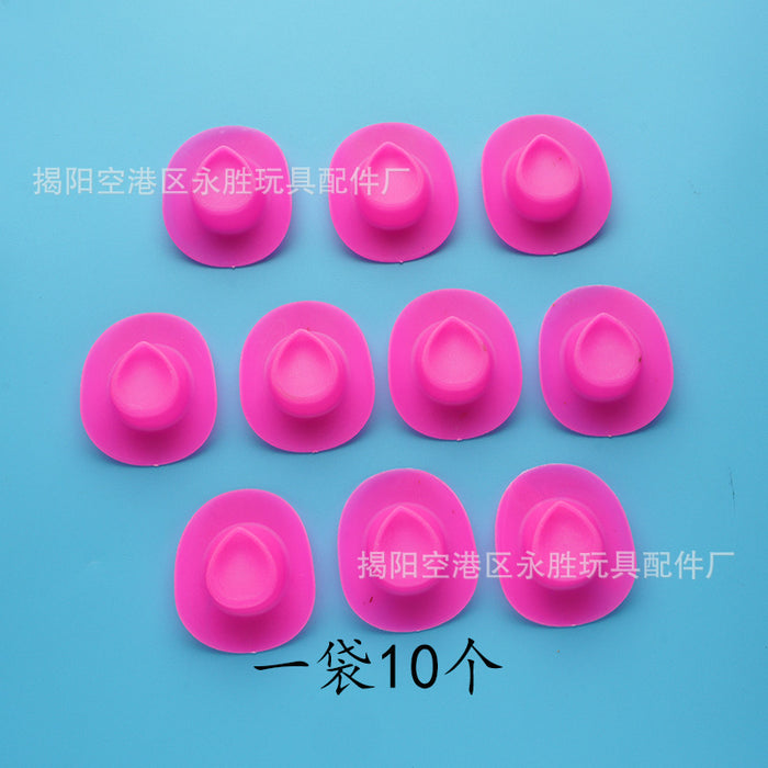 Wholesale doll toy fashion accessories cowboy hat hanger glasses