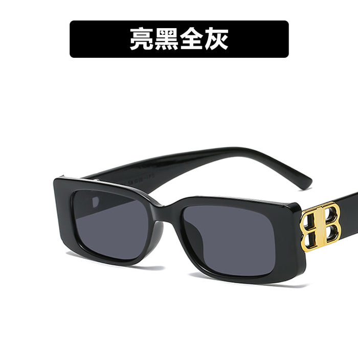 Wholesale Small frame square sunglasses, new retro sunglasses, trendy and personalized sunglasses