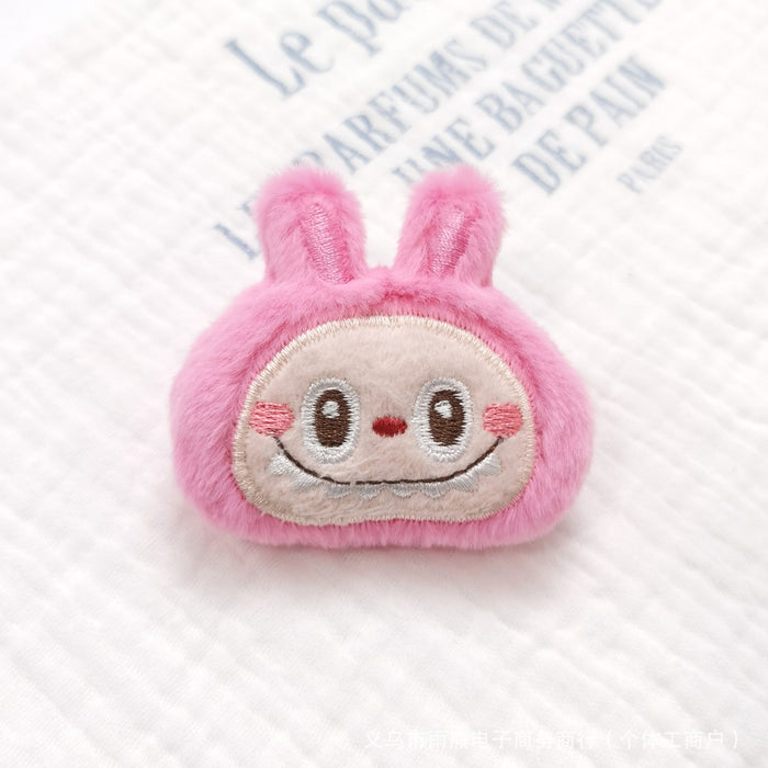 Wholesale Cute Cartoon Plush Rabbit Plush Pendant  Brooch Shoe Clothing Hair Accessory Bag Accessory