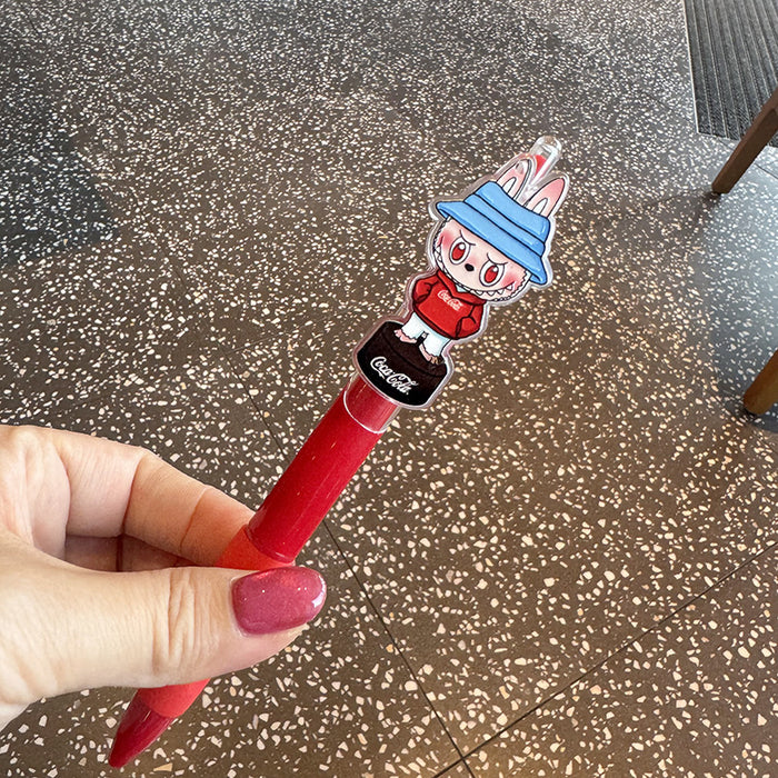 Wholesale Funny cartoon cute  neutral pen,  high-appearance cute little rabbit ballpoint pen