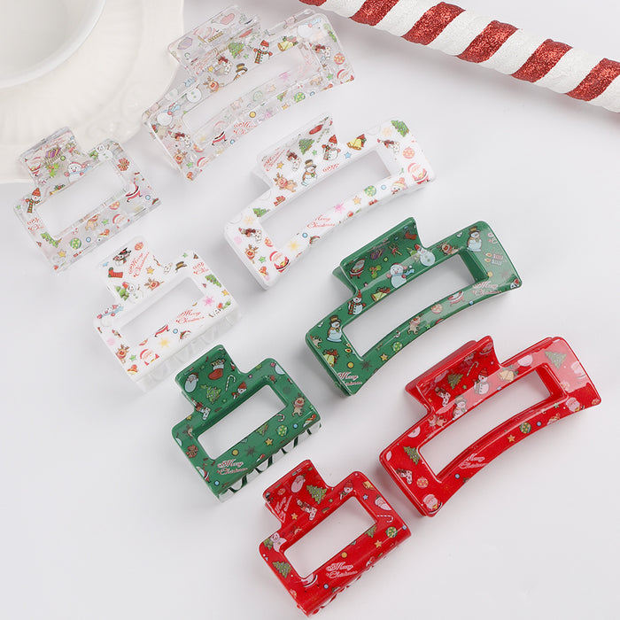 Wholesale Christmas Plastic Hair Clips JDC-HC-Fengp004