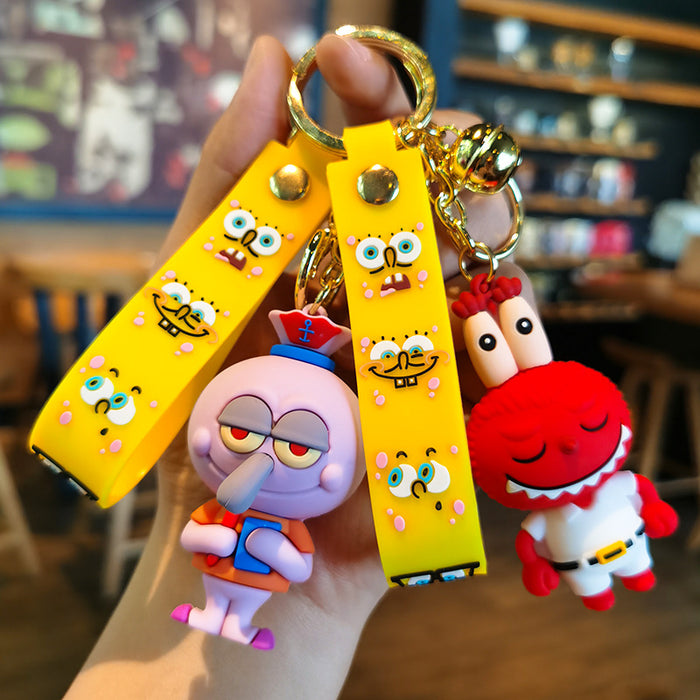 Wholesale Rubber Cartoon Doll Keychain JDC-KC-Tingm178