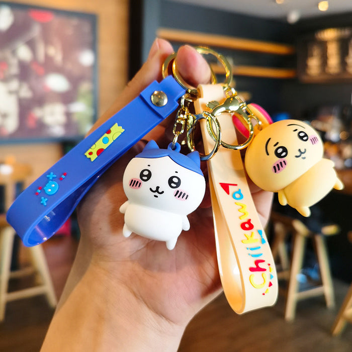 Wholesale Silicone Cartoon Doll Keychain JDC-KC-Tingm150