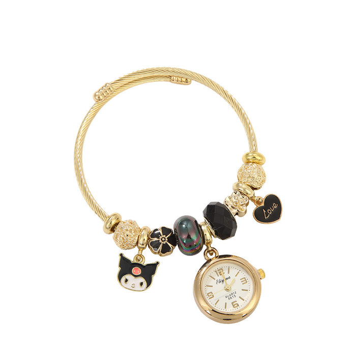 Wholesale Alloy Cartoon Pendant Watch Bracelet MOQ≥2