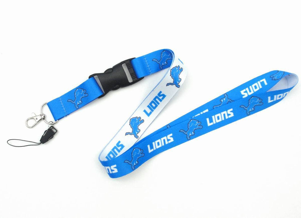 Wholesale Heat transfer rugby team lanyard club/ badge/ key/ work permit/ mobile phone sling buckle lanyard