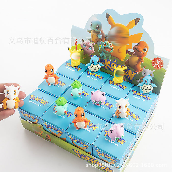Wholesale 12 PCS Cute cartoon mascot blind box figurines toy