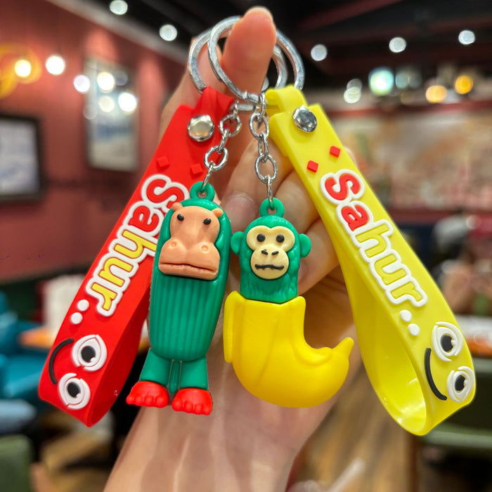 Wholesale Doll keychain pendant cartoon funny series keychain car keychain bag accessories