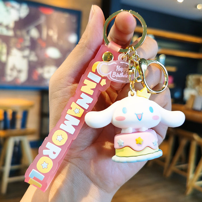 Wholesale Cartoon Doll Silicone Keychain JDC-KC-Tingm267