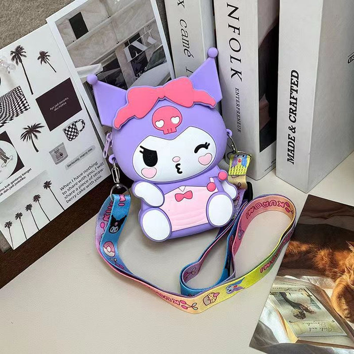 Wholesale Cartoon silicone coin purse, children's bag, coin purse, mini storage