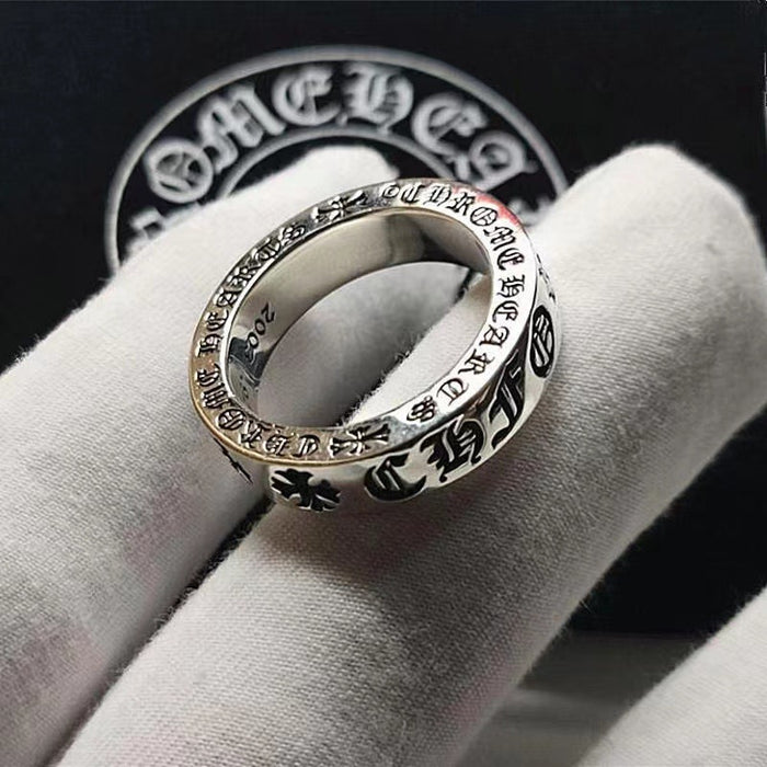Wholesale Classic retro wide and narrow style couple ring for men and women