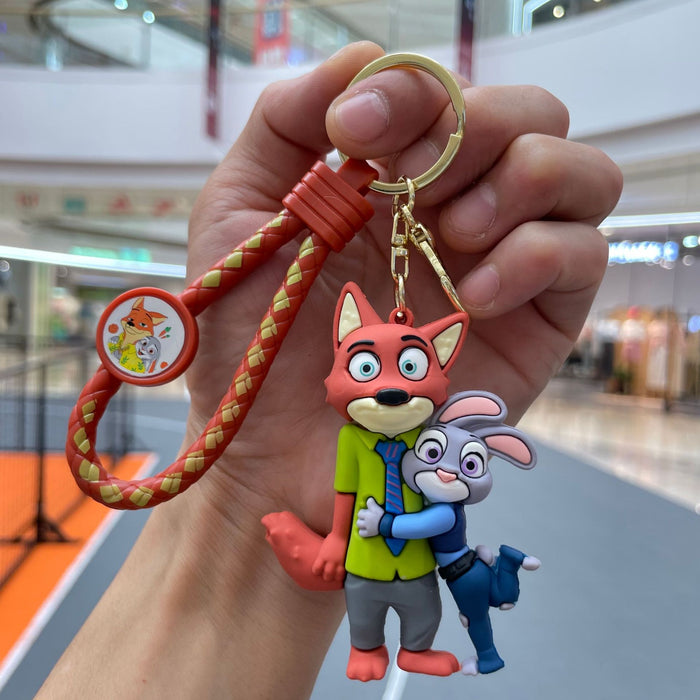 Wholesale Keychain cartoon figurine backpack pendant car keychain ornament