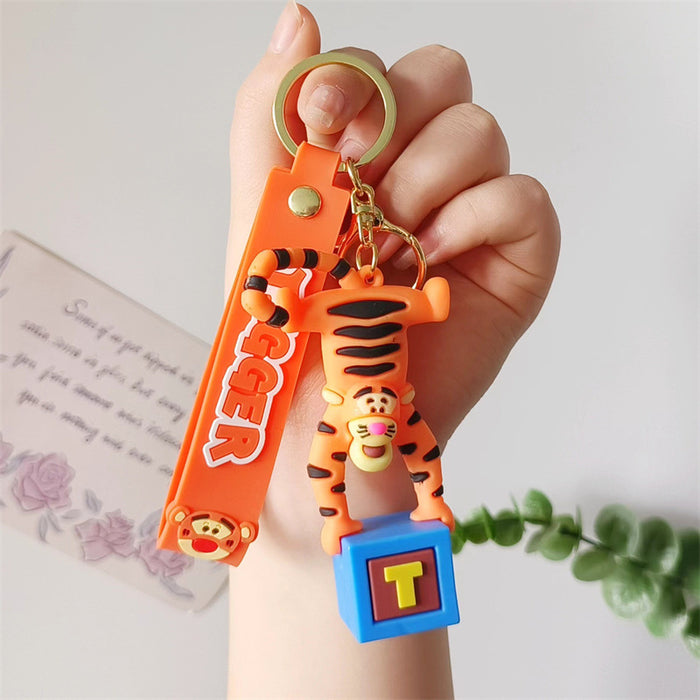 Wholesale Cartoon Silicone Doll Keychain JDC-KC-HaoXi006