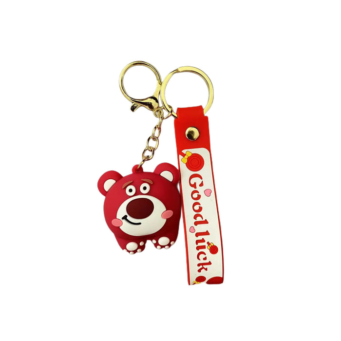 Wholesale Cartoon Silicone Doll Keychain JDC-KC-MingT120