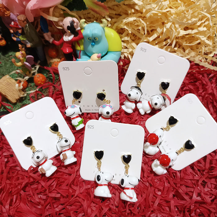 Wholesale Cartoon Resin Cute Earrings JDC-ES-Xingj043