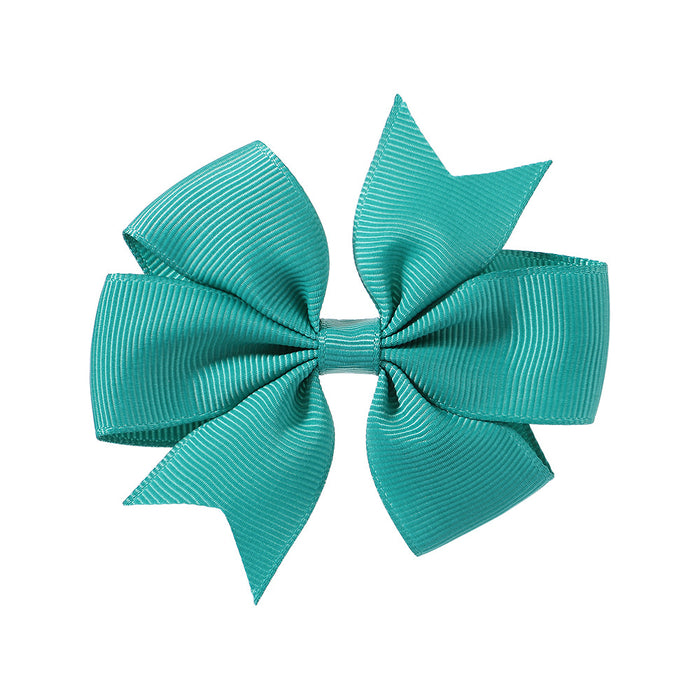 Wholesale Six Ears Solid Color Ribbed Fishtail Bow Set JDC-HC-Xiane022