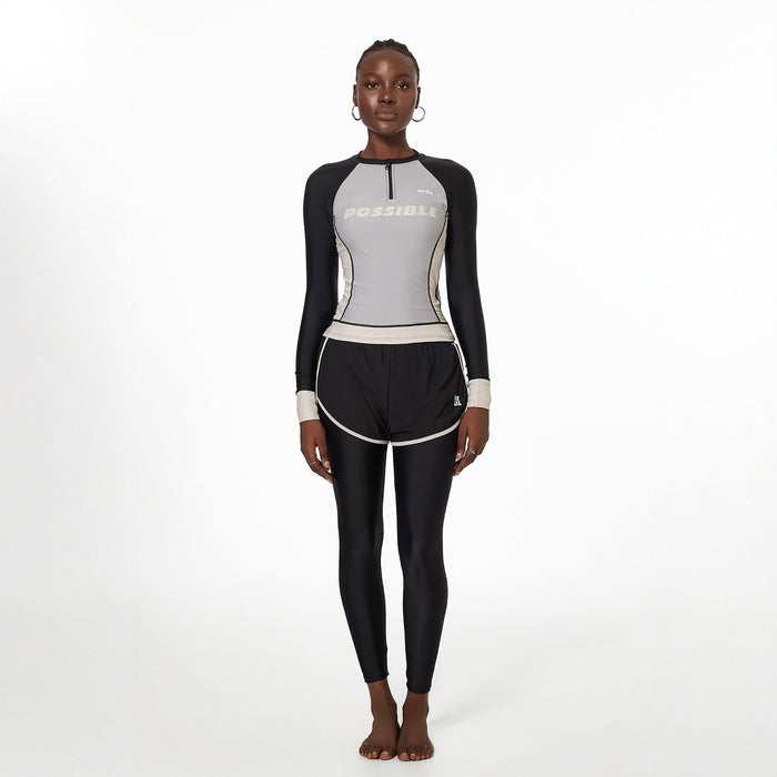 Wholesale Long sleeved pants split sports fitness quick drying swimsuit diving suit swimming hot spring swimsuit new style